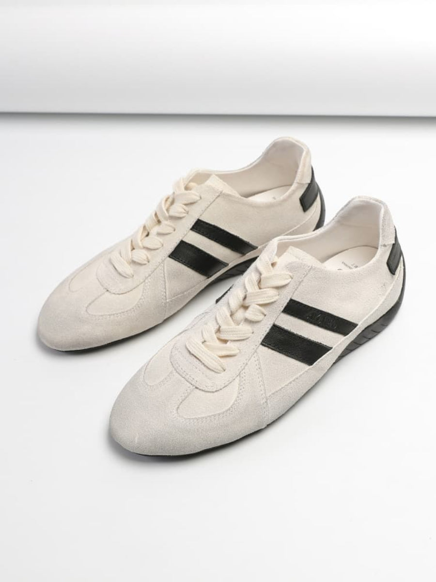 Casual, Stylish, Retro, And Sophisticated Thin-soled Shoes Distressed Couple Racing Shoes