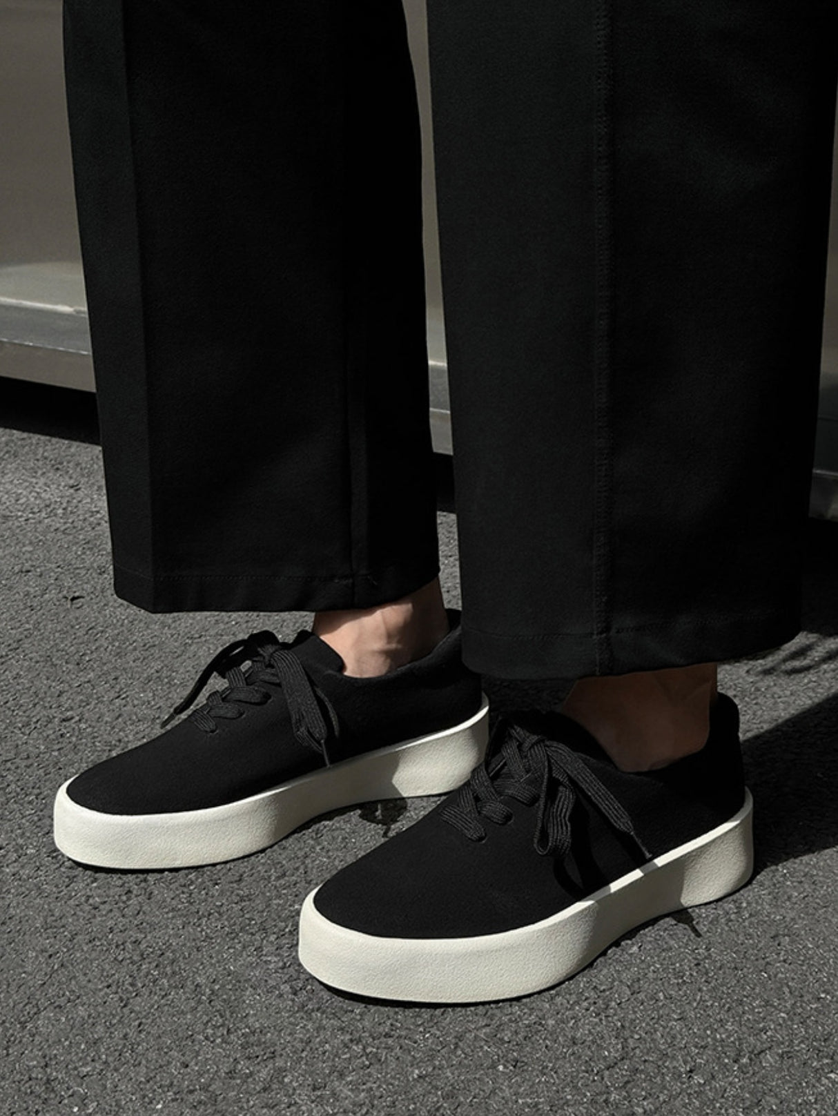 Suede Platform Sneakers