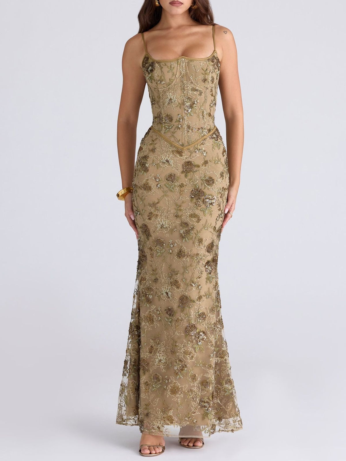 Low-cut Sleeveless Sexy Backless Tie-up Long Dress