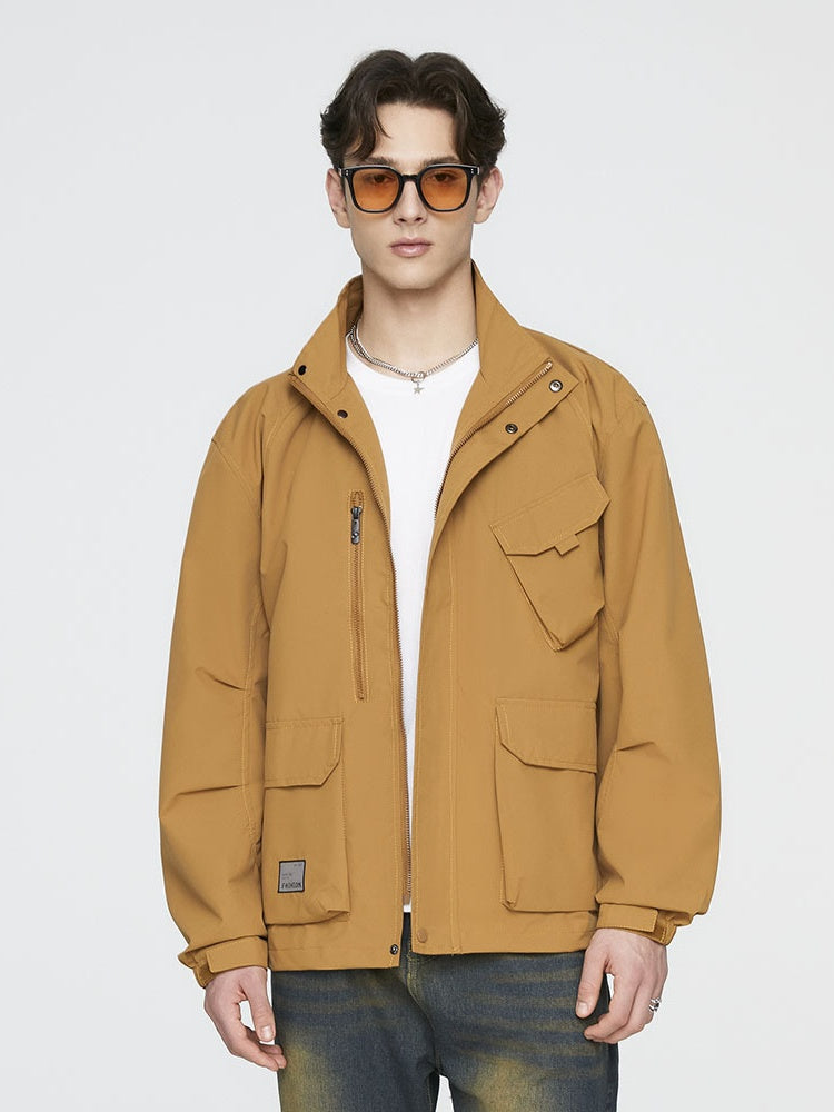 All-match Trend Sports Outdoor Leisure Multiple Pockets Work Jacket