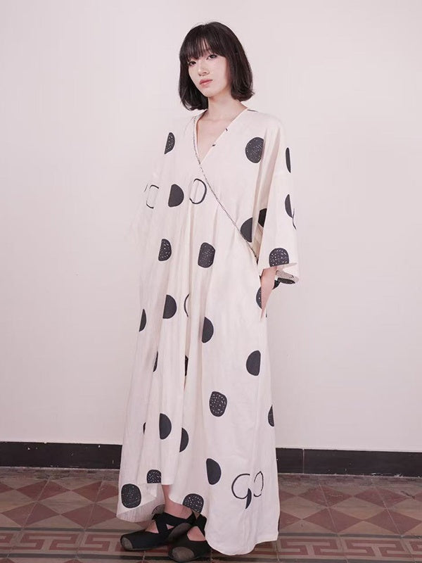 V Collar Robe