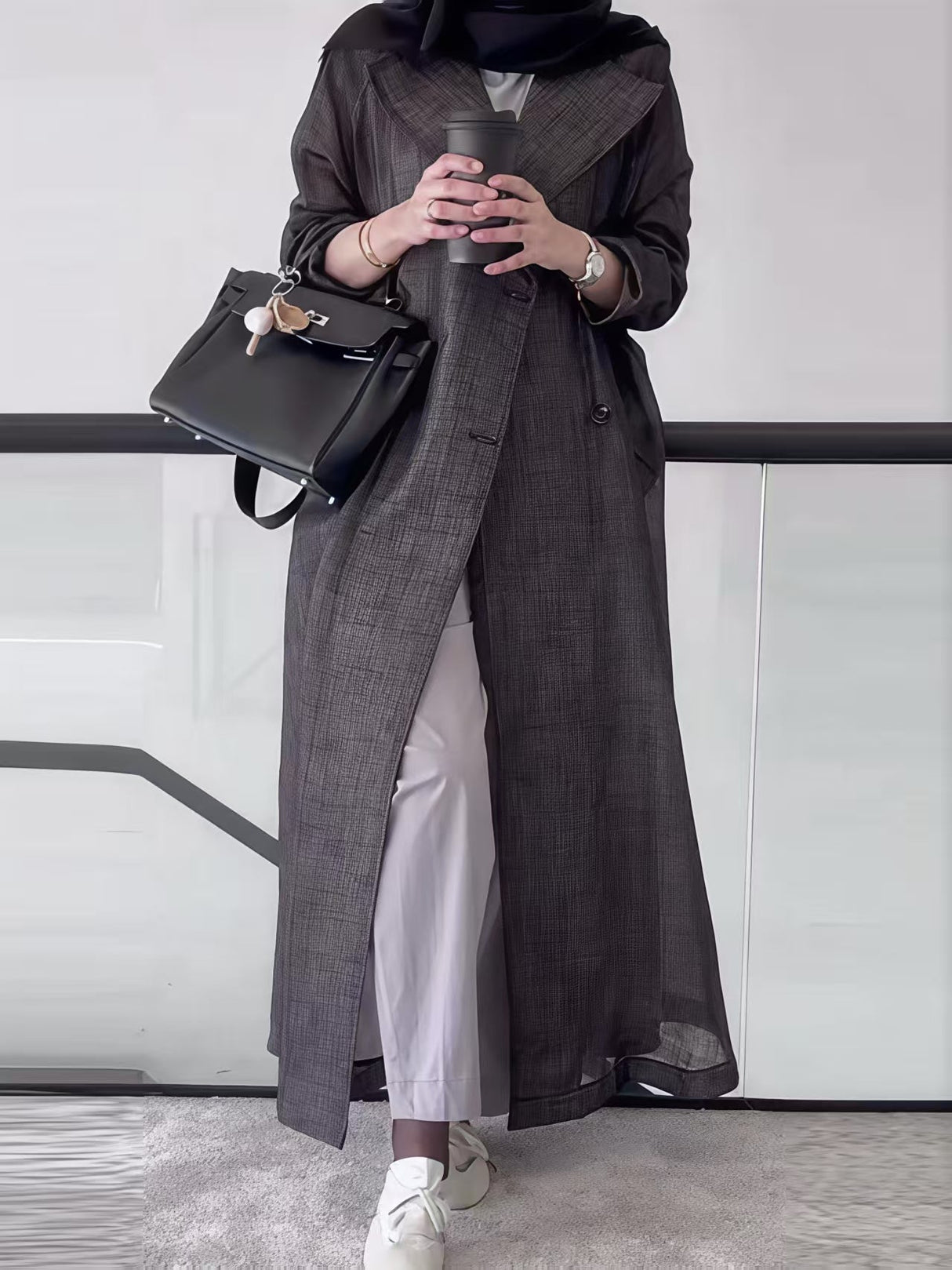 Simplicity Slimming Trench Coats