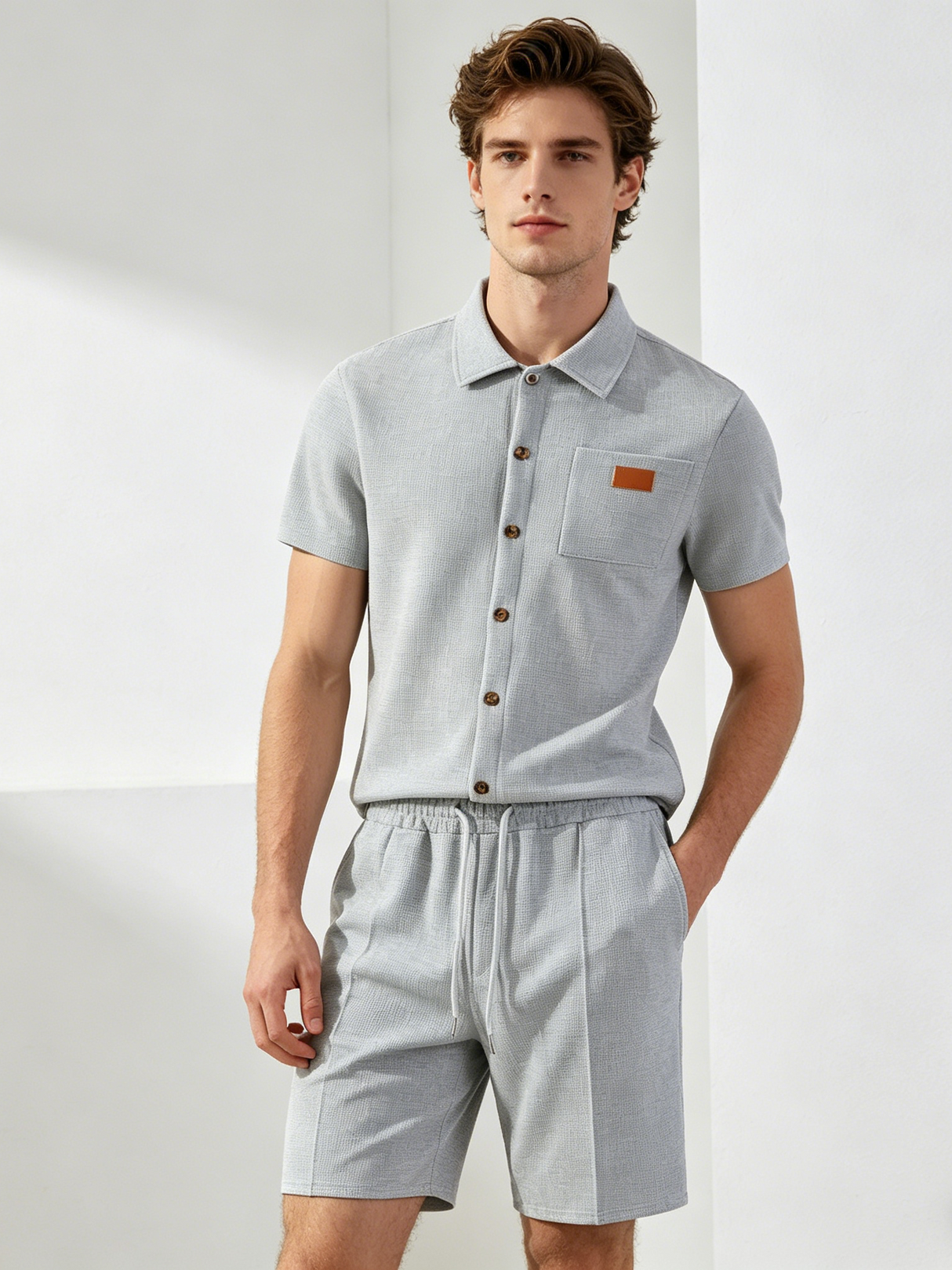 Solid Color Vacation Set 2-piece Sets