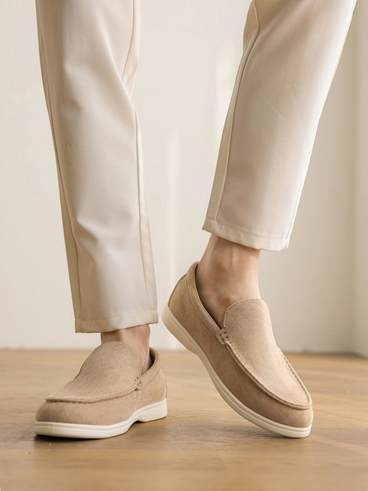 Suede Slip-on Loafers