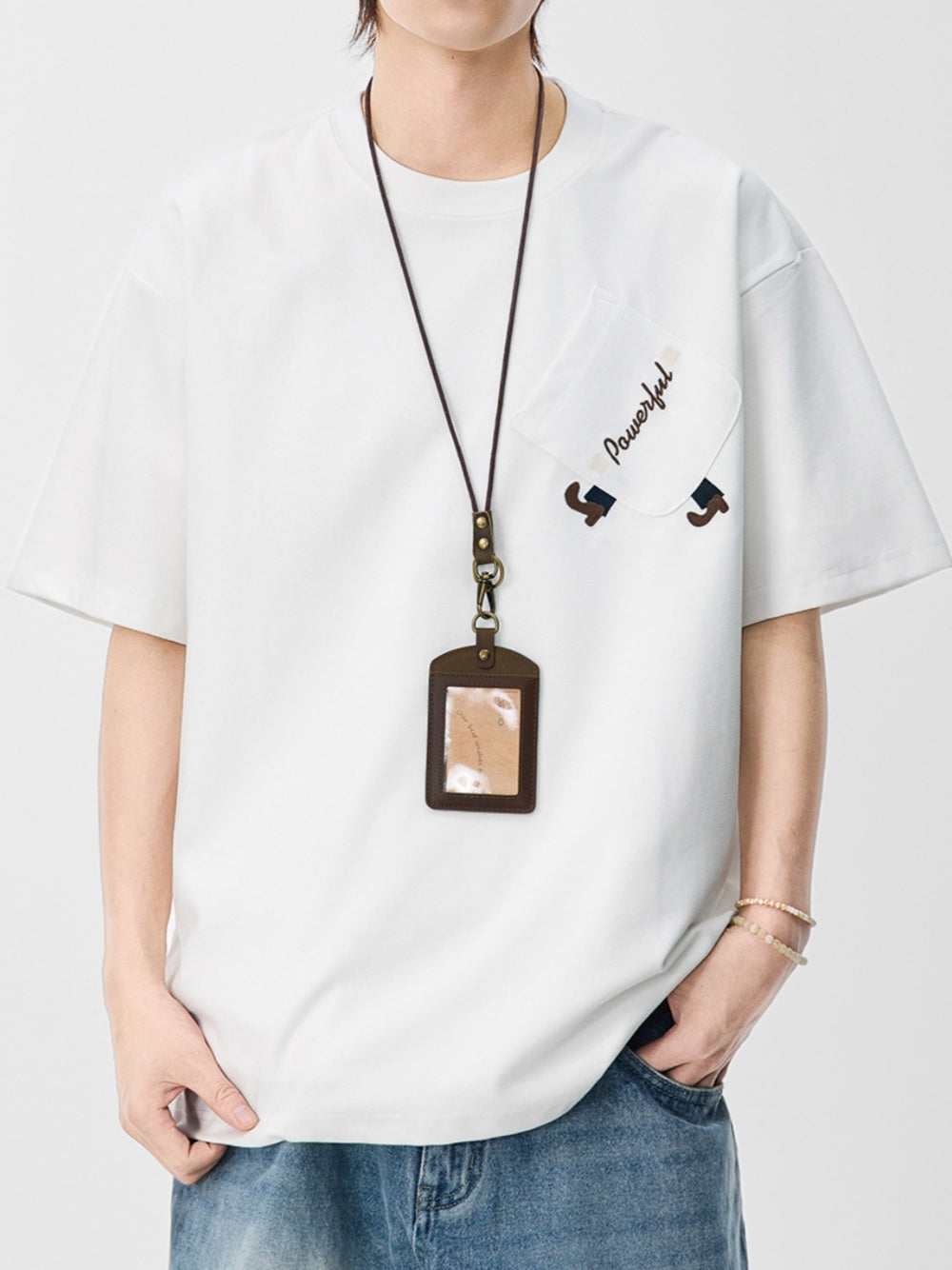 Embroidery Loose-fit T-shirts