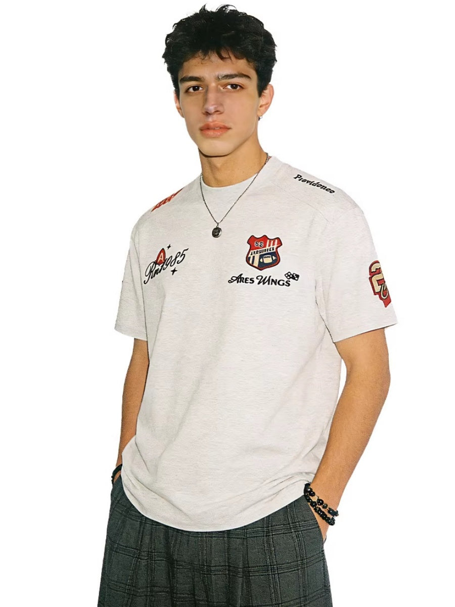Antibacterial Quick-drying Breathable Embroidery T-shirts