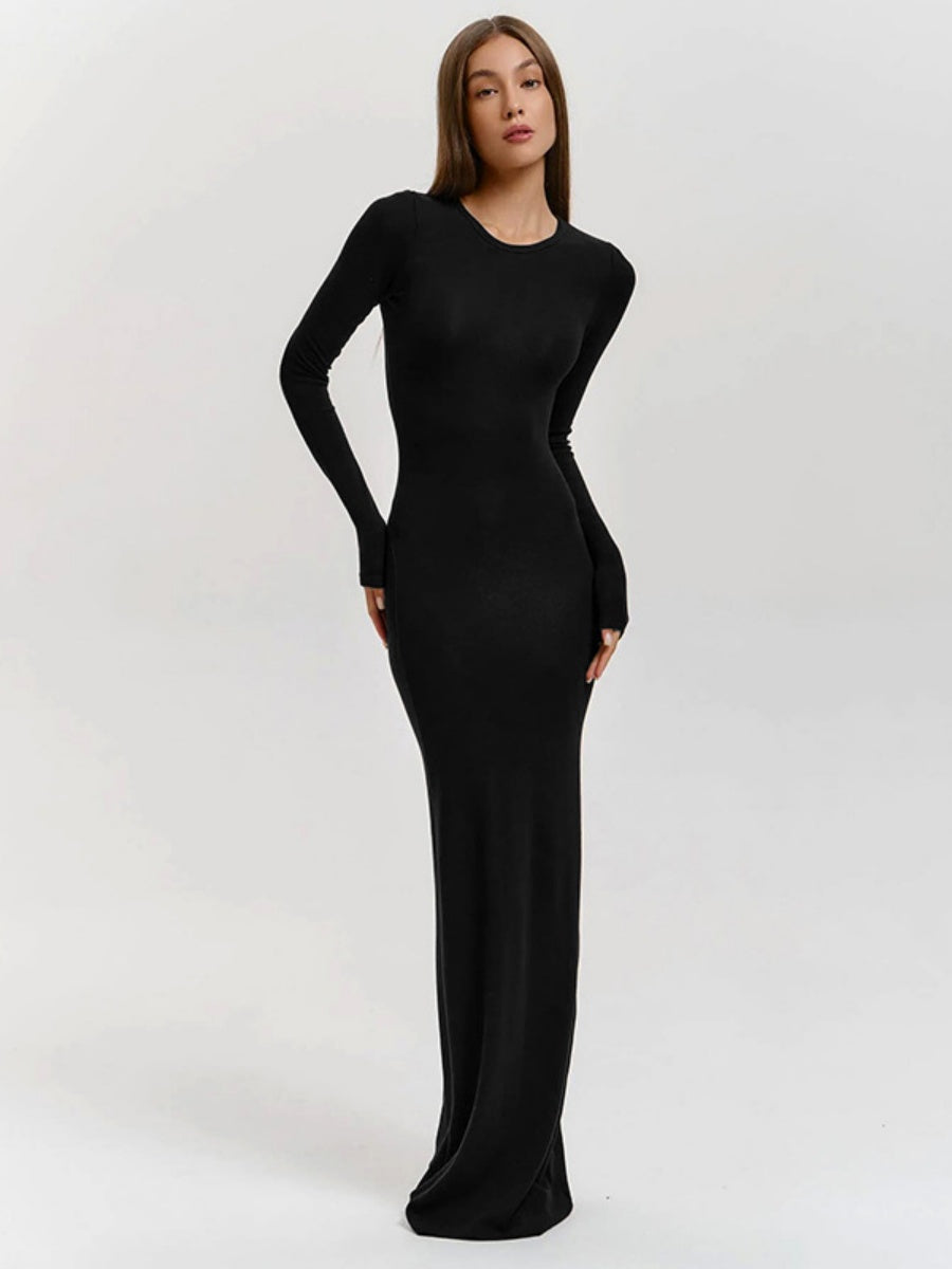 Liber Autumn Women's Solid Color Solid Color Maxi Dresses