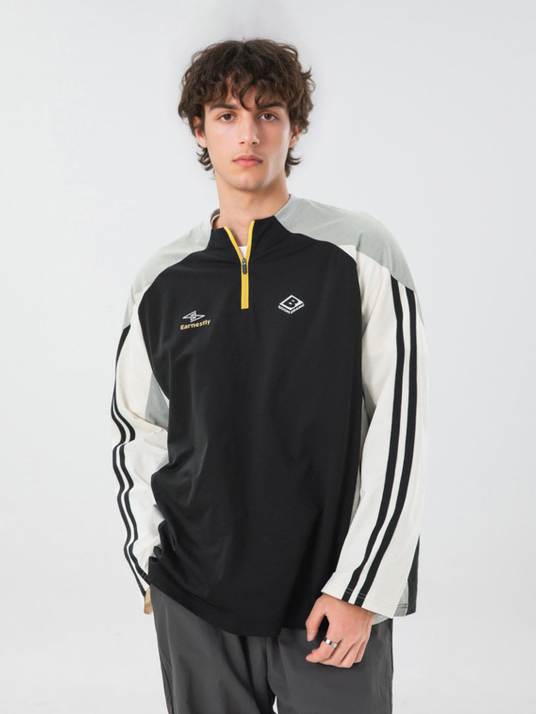 Liber Autumn Men's Color matching T-shirts