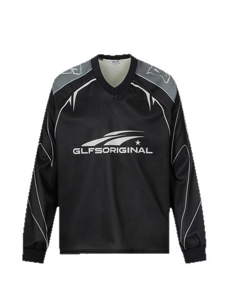 Liber Autumn Neutral wear Printed Letter T-shirts