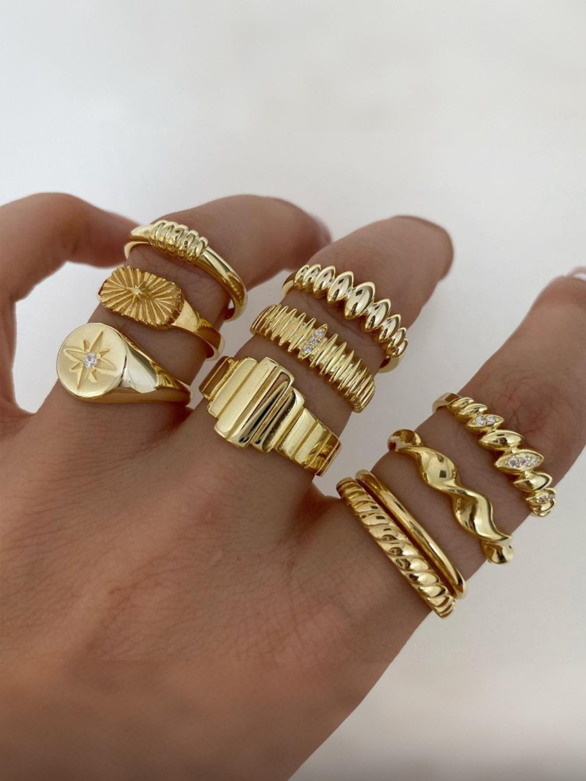 Alloy Ring Set