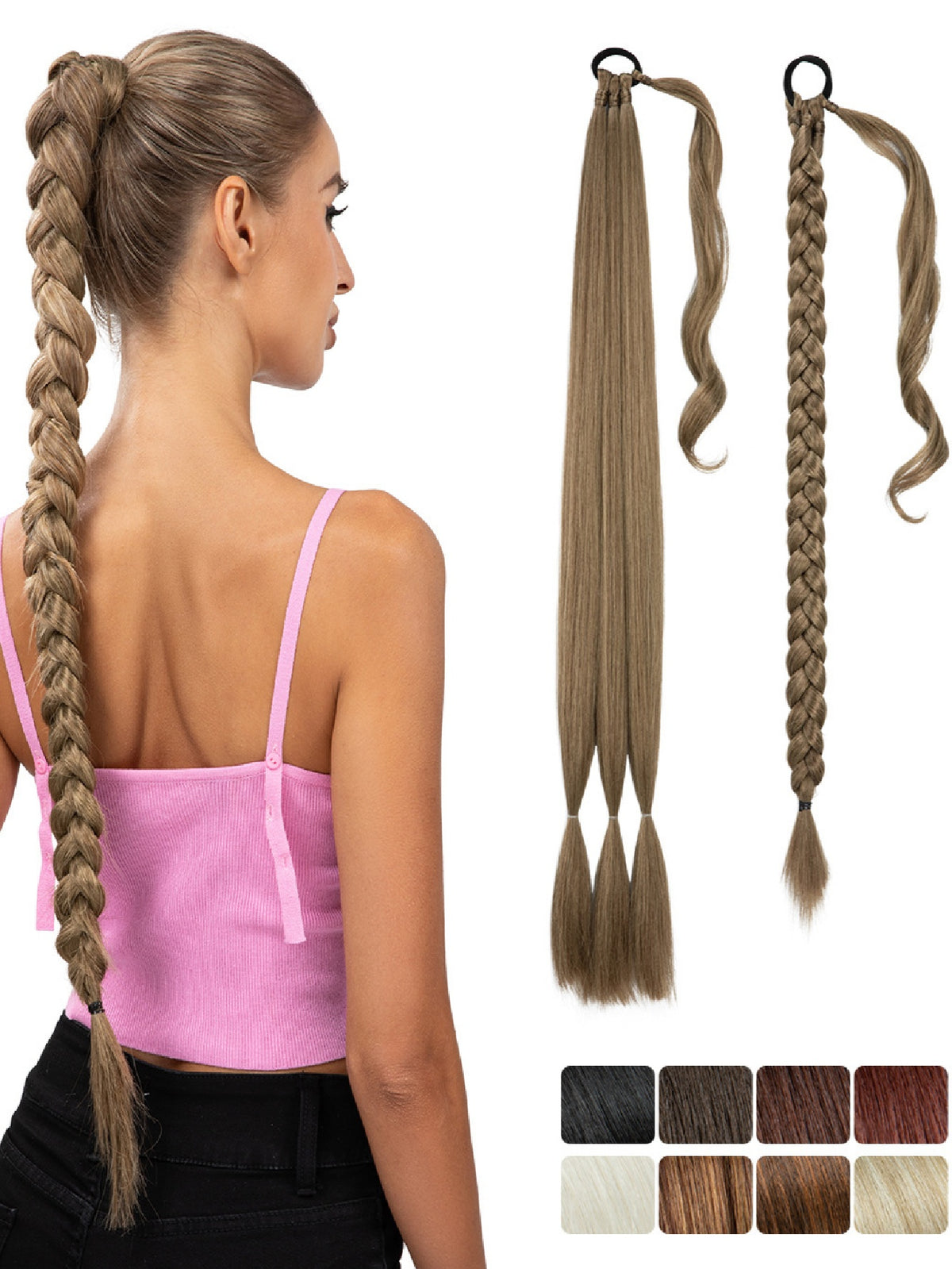 Wrapped Ponytail Wig