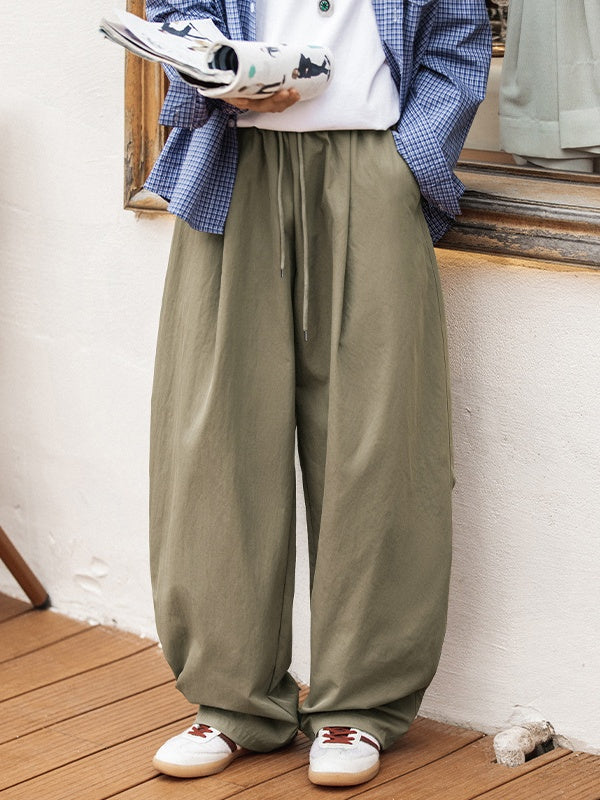 Liber Autumn Neutral wear Solid Color Pants