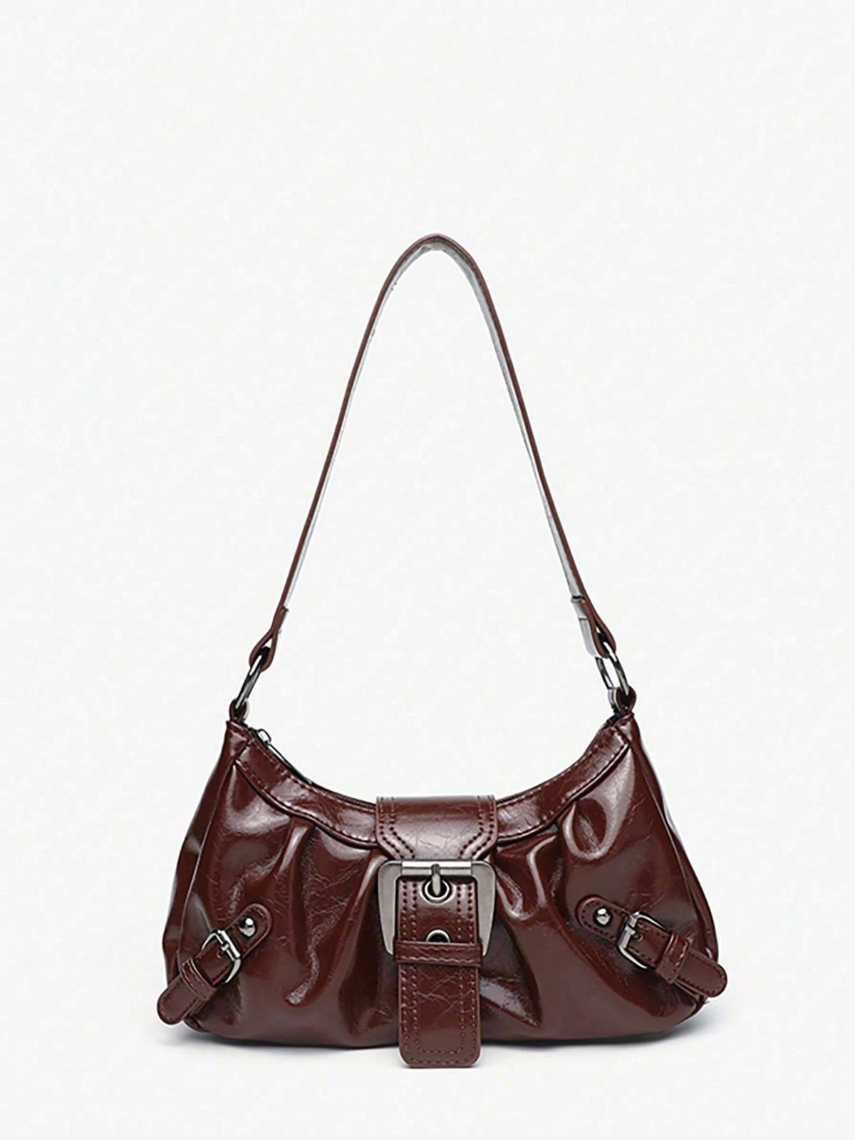 Stylish And Edgy Motorcycle Studded Shoulder Bag