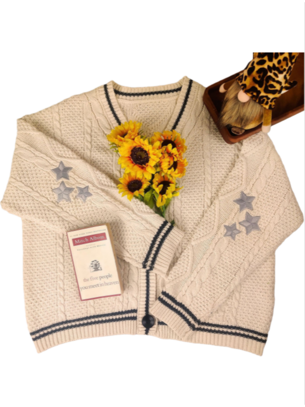 Liber Buttons Star Cardigans