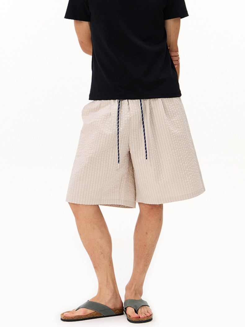 Plaid Loose-fit Five Points Shorts