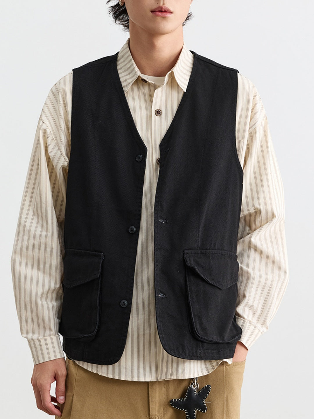 Tooling V-neck Vests