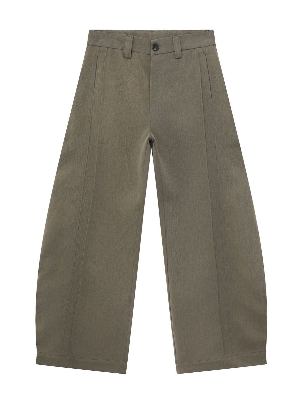Retro Machete Stereo Gathering Cleanfit Dress Pants Pants