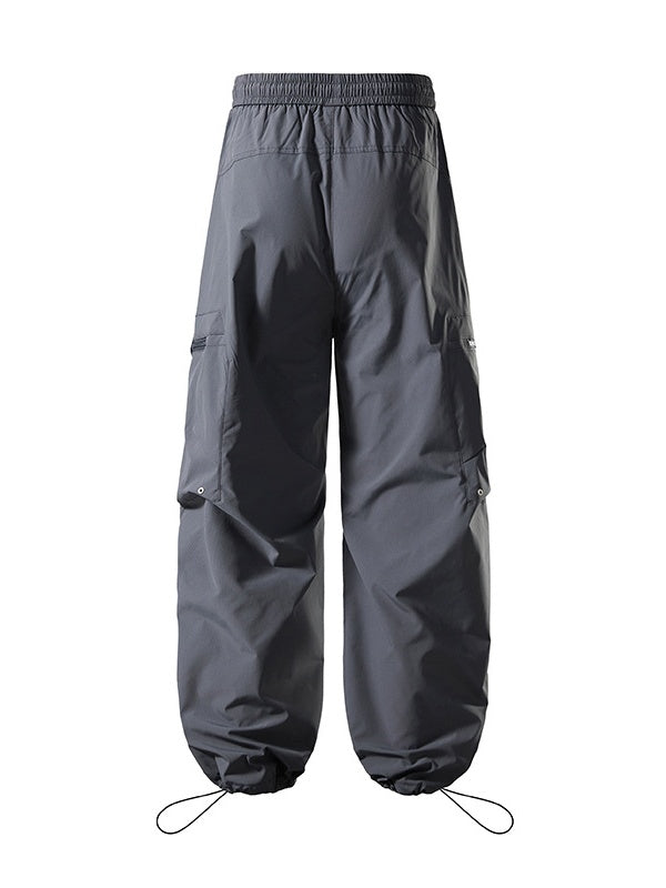 Water-repellent Straight-fit Cargo Trousers