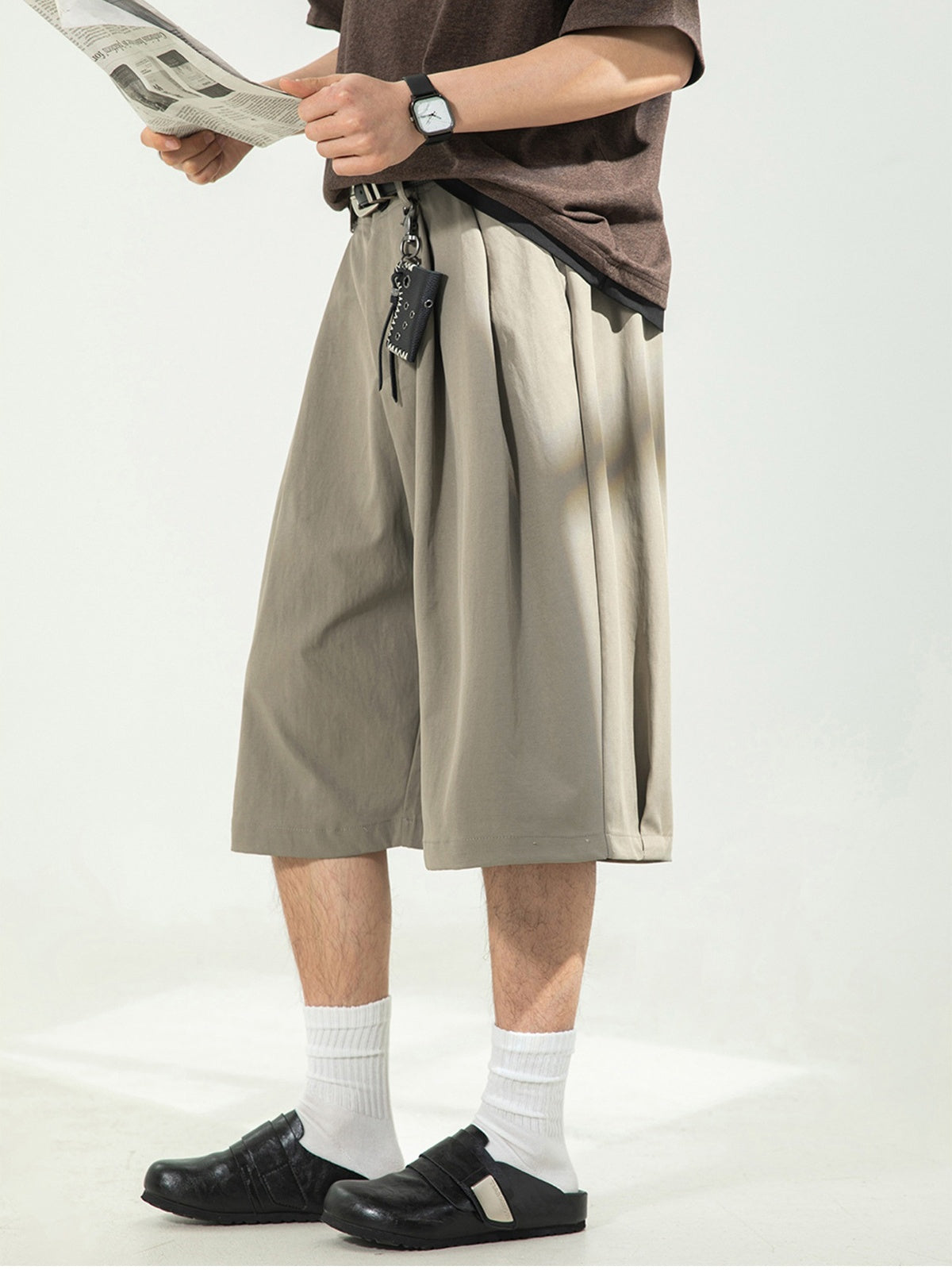 Gathering Loose-fit Six Points Shorts