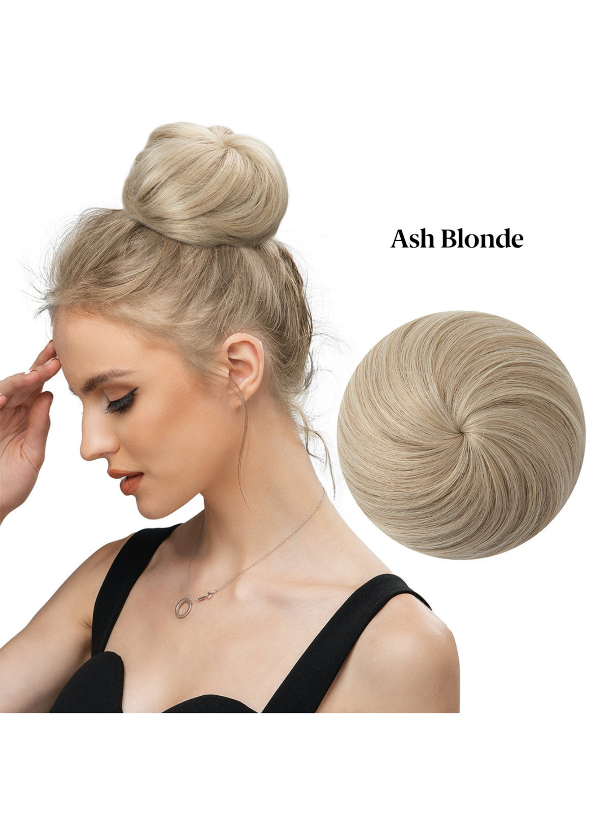 Pull-cord Bun Wig/hairpiece