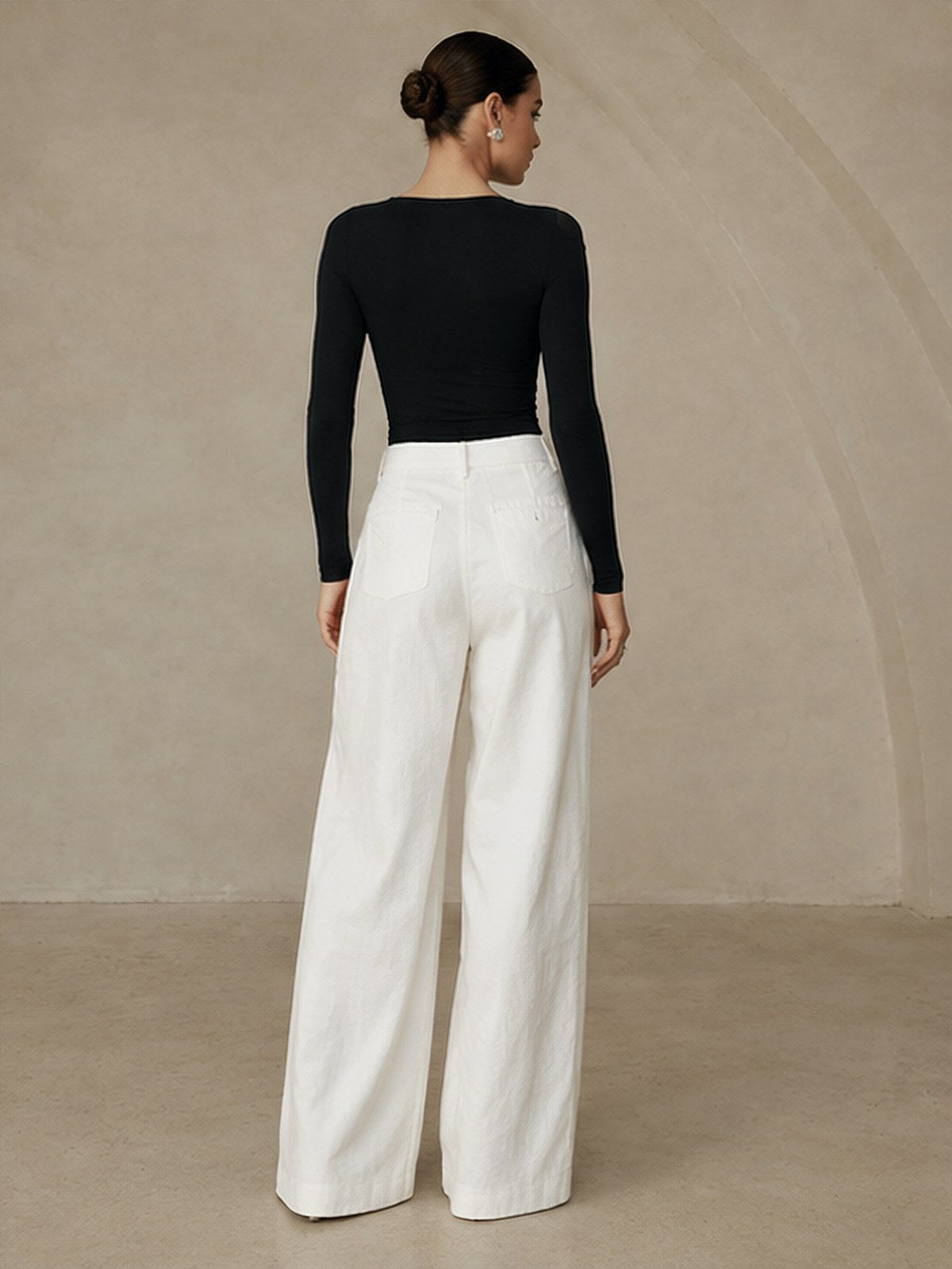 Simple High-waisted Jumpsuit