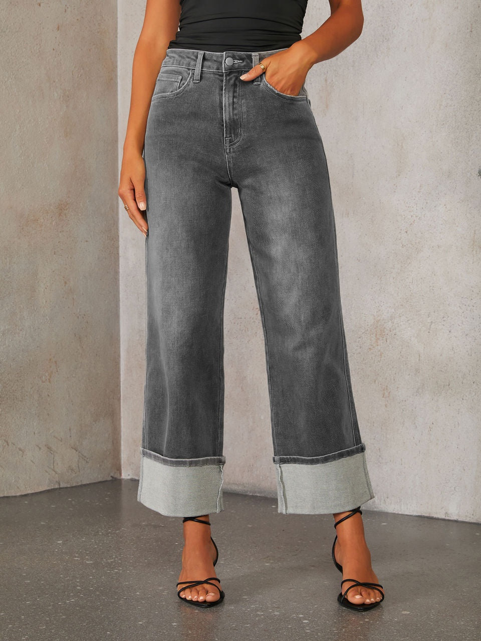 Liber Spring Women's Old Jeans