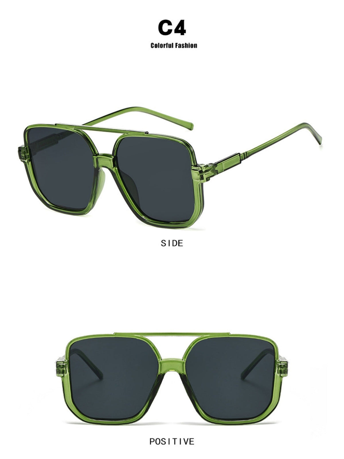 Lunettes de soleil carrées tendance