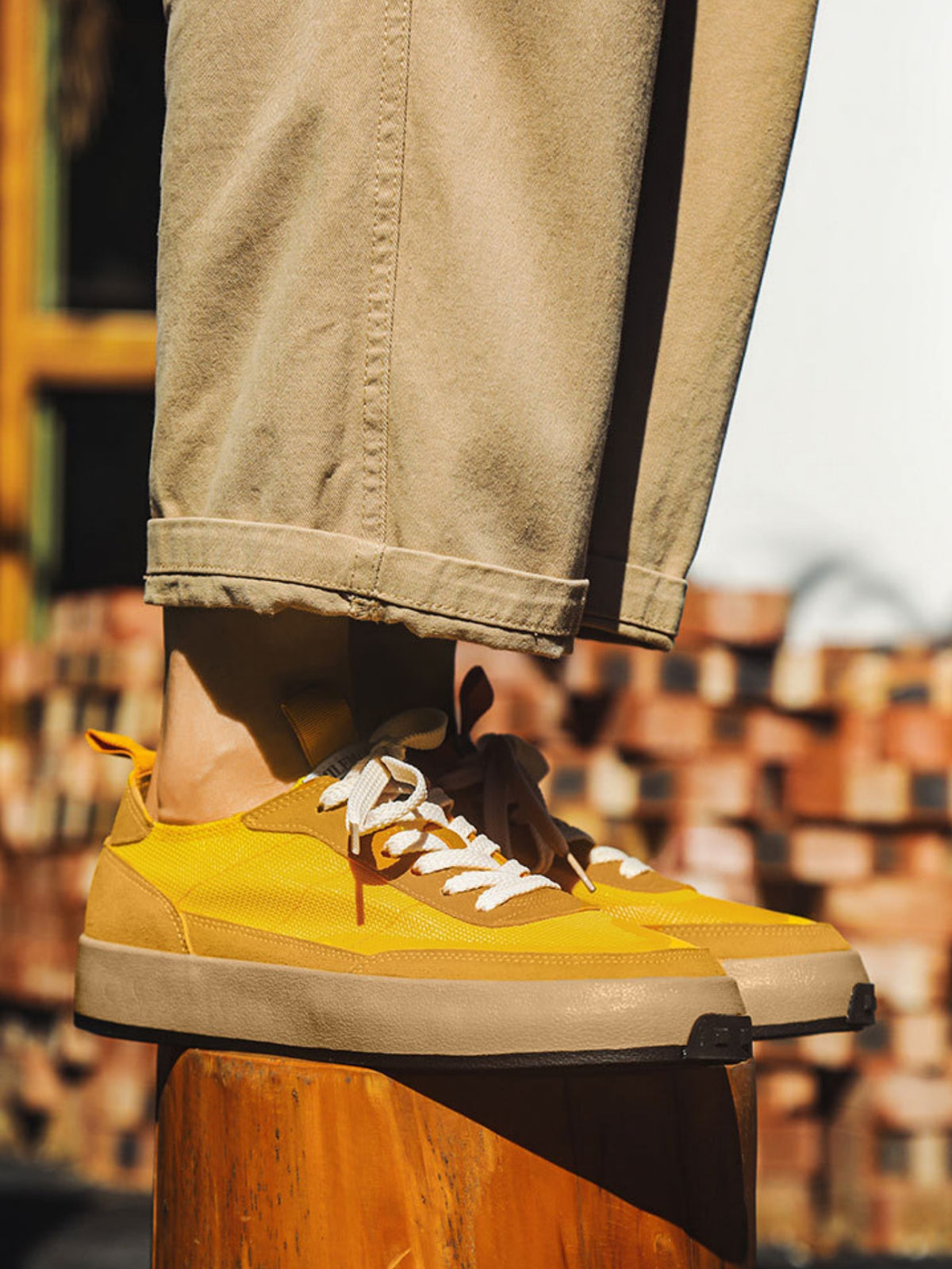 Canvas Color-blocked Sneakers