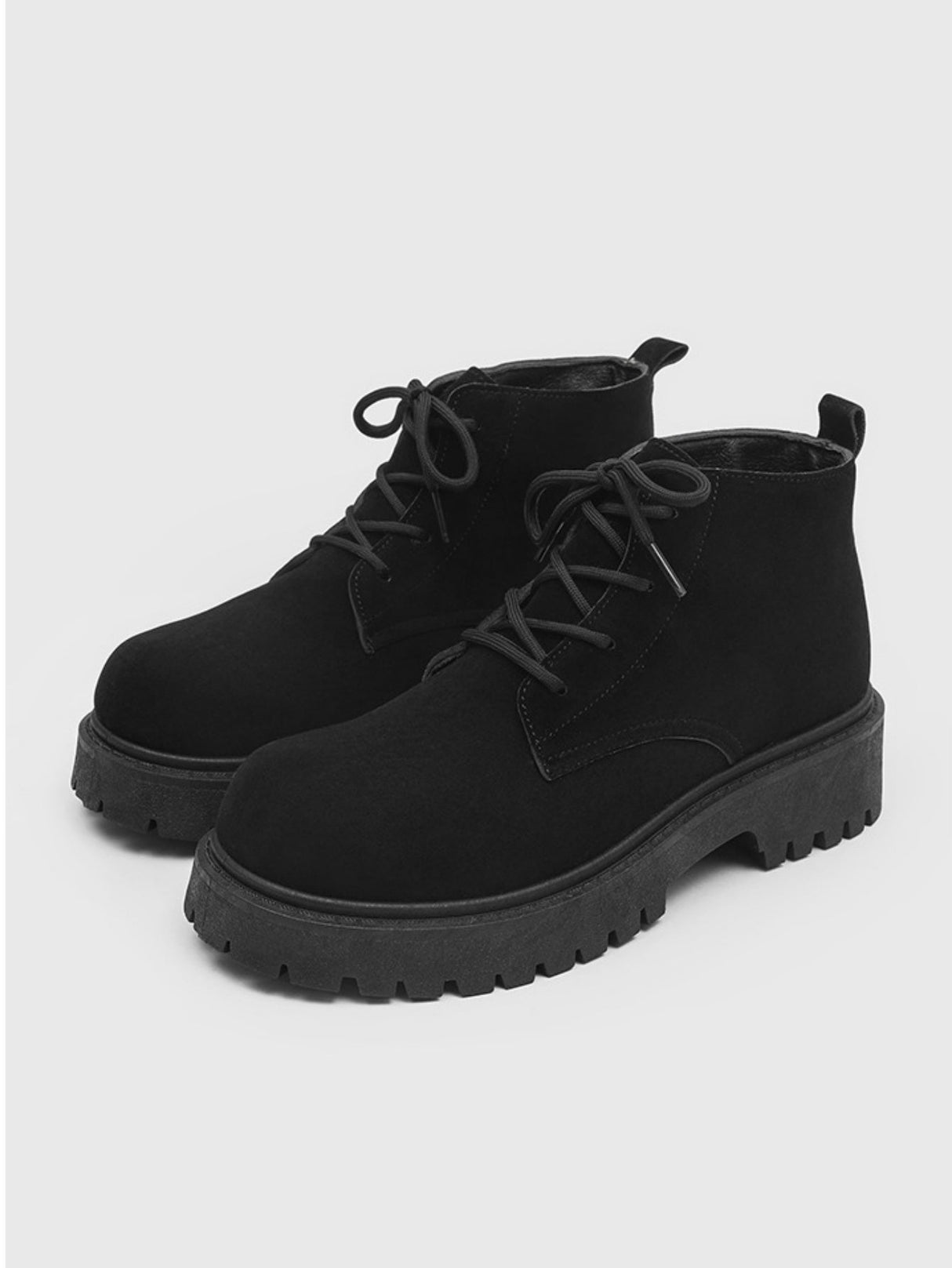 Retro Suede Oversized Martin Boots
