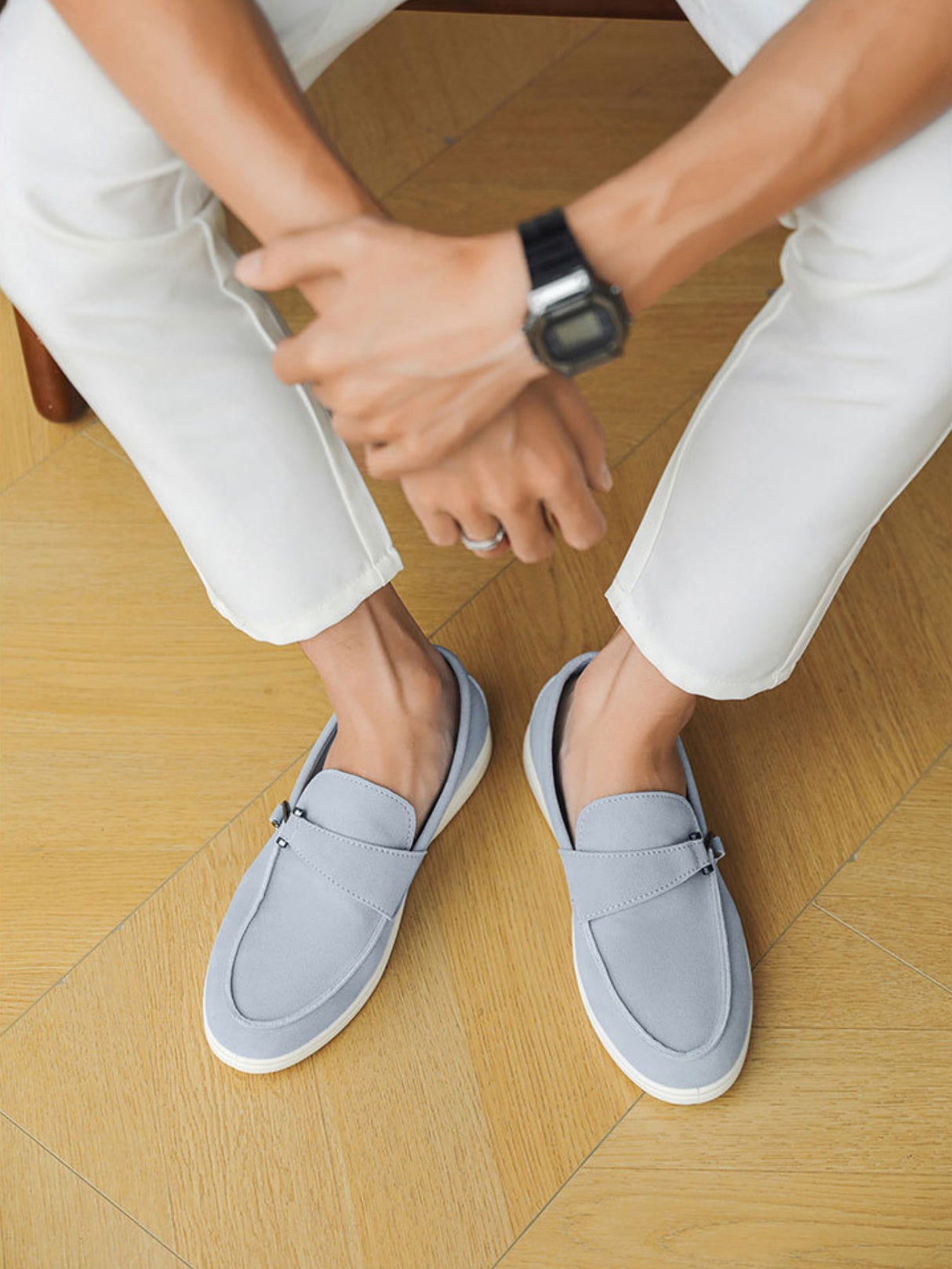 Suede Slip-on Loafers
