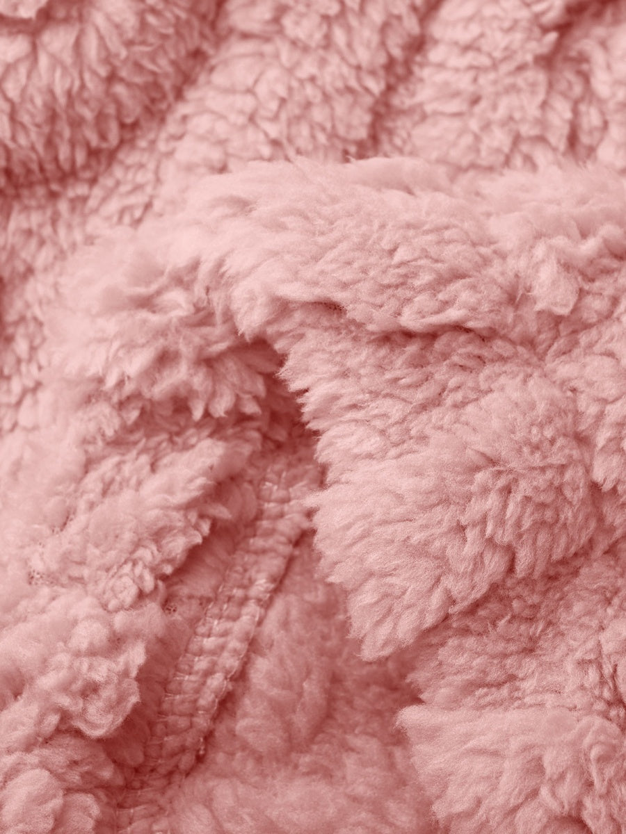 Twist Pattern Geometric Patterns Warm Blazer Collar Double-breasted Mid-length Jacket