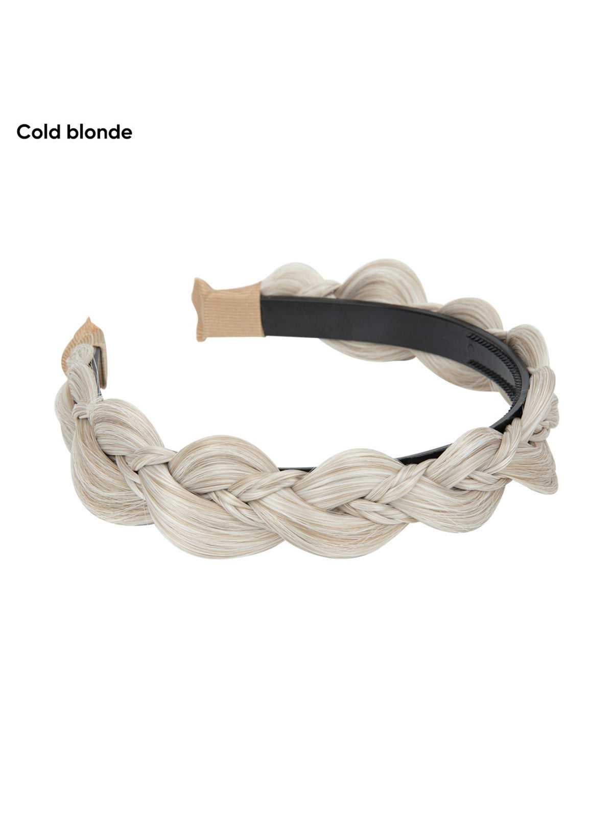 Braided Headband, Wide-brimmed Three-strand Sandwich Wig