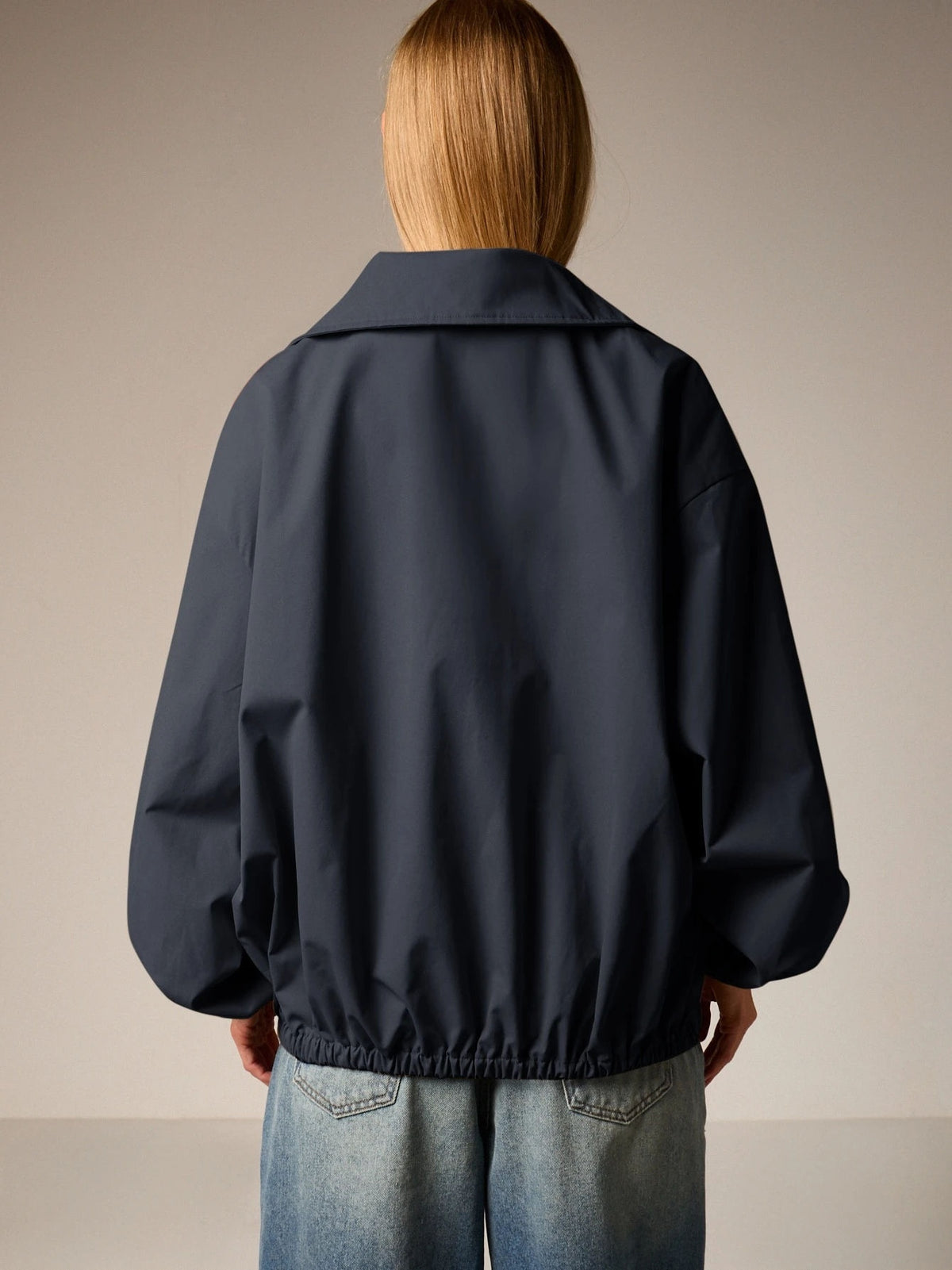 Workwear Style Long-sleeved Coat