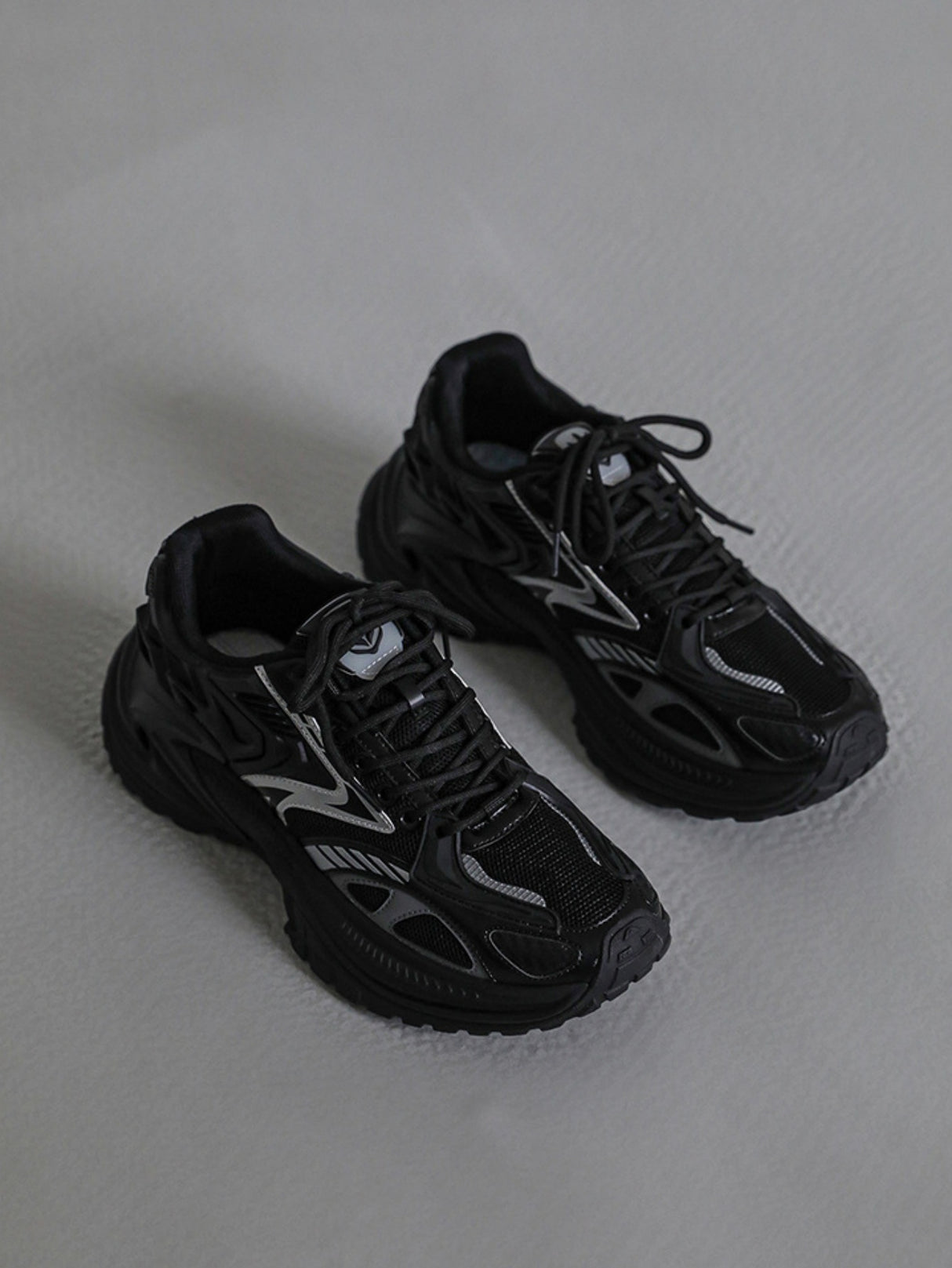 Color-blocked Platform Sneakers