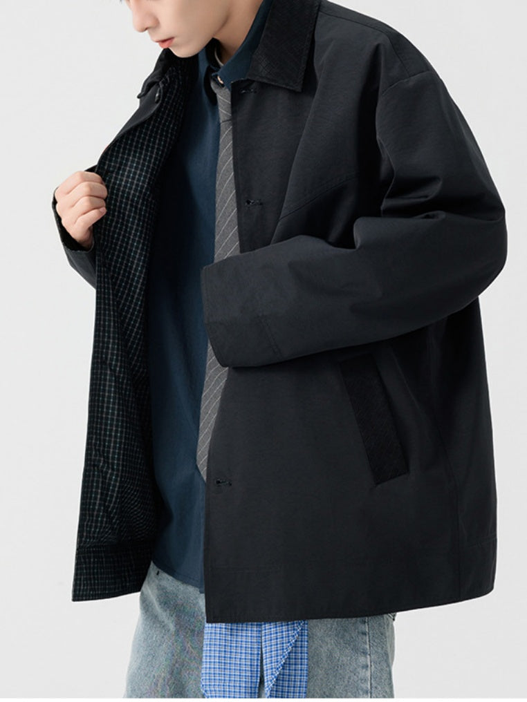 Retro Loose-fit Windproof Trench Coats