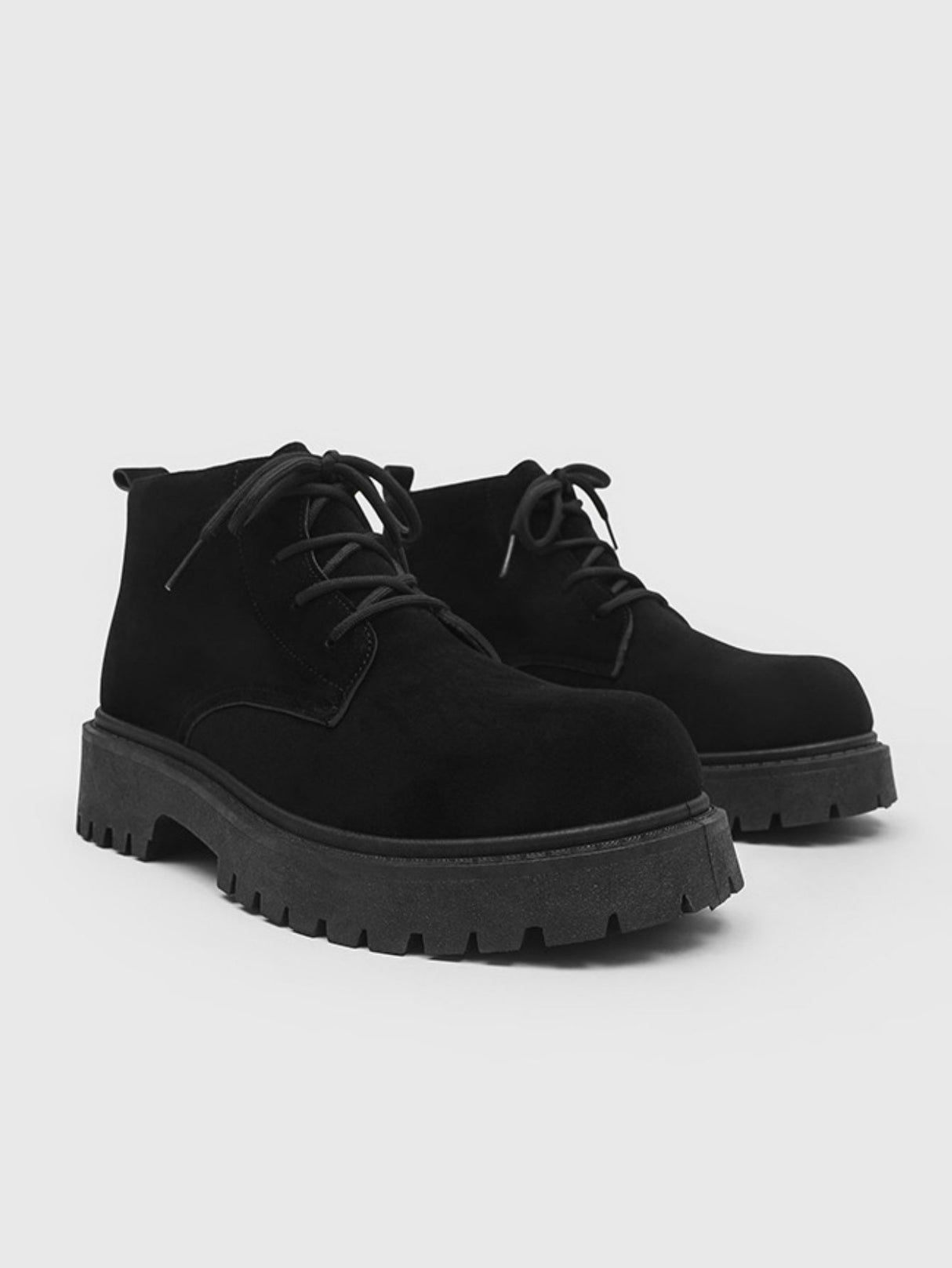 Retro Suede Oversized Martin Boots
