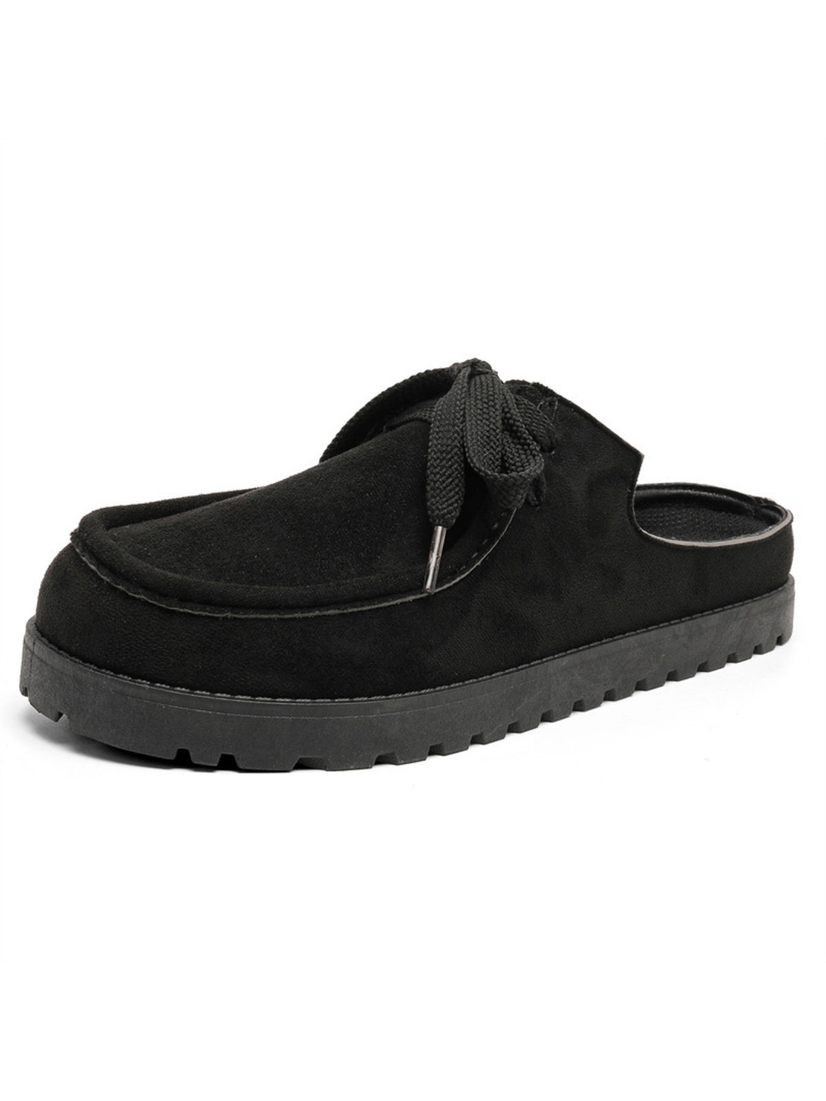 Suede Birkenstock Lace-up Closed-toe Slippers