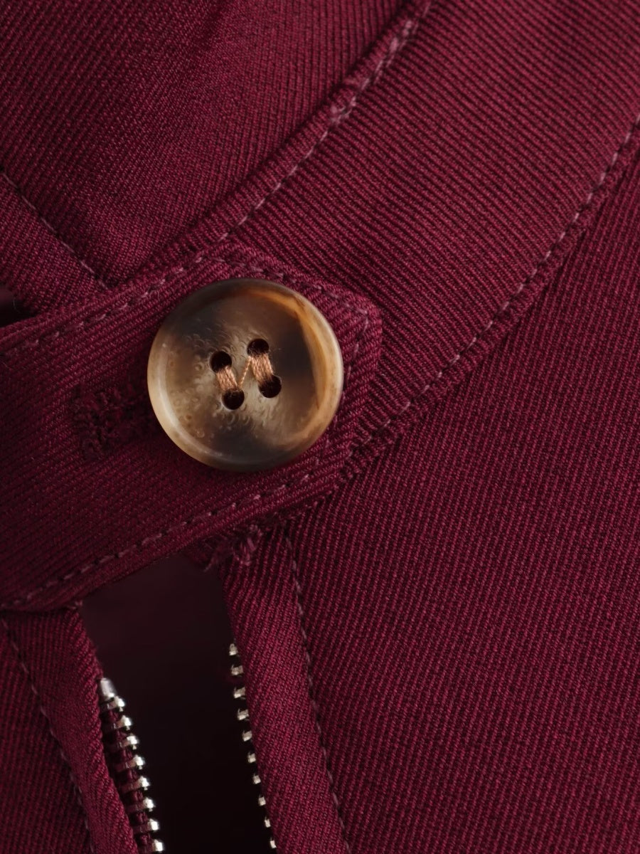 Claret Pocket Long sleeve Jackets