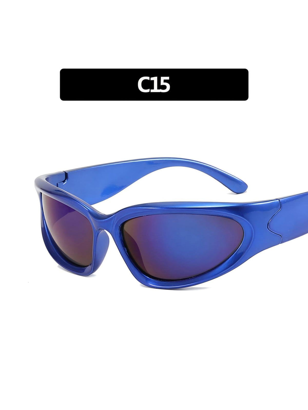 Lunettes de soleil futuristes punk