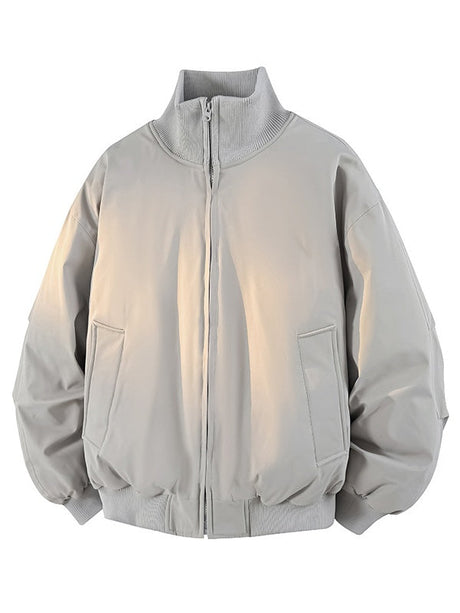 Three-proof Stand-up Collar Retro Workwear Flight Cotton Jacket