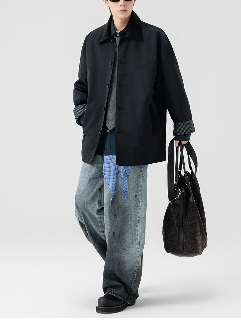 Retro Loose-fit Windproof Trench Coats
