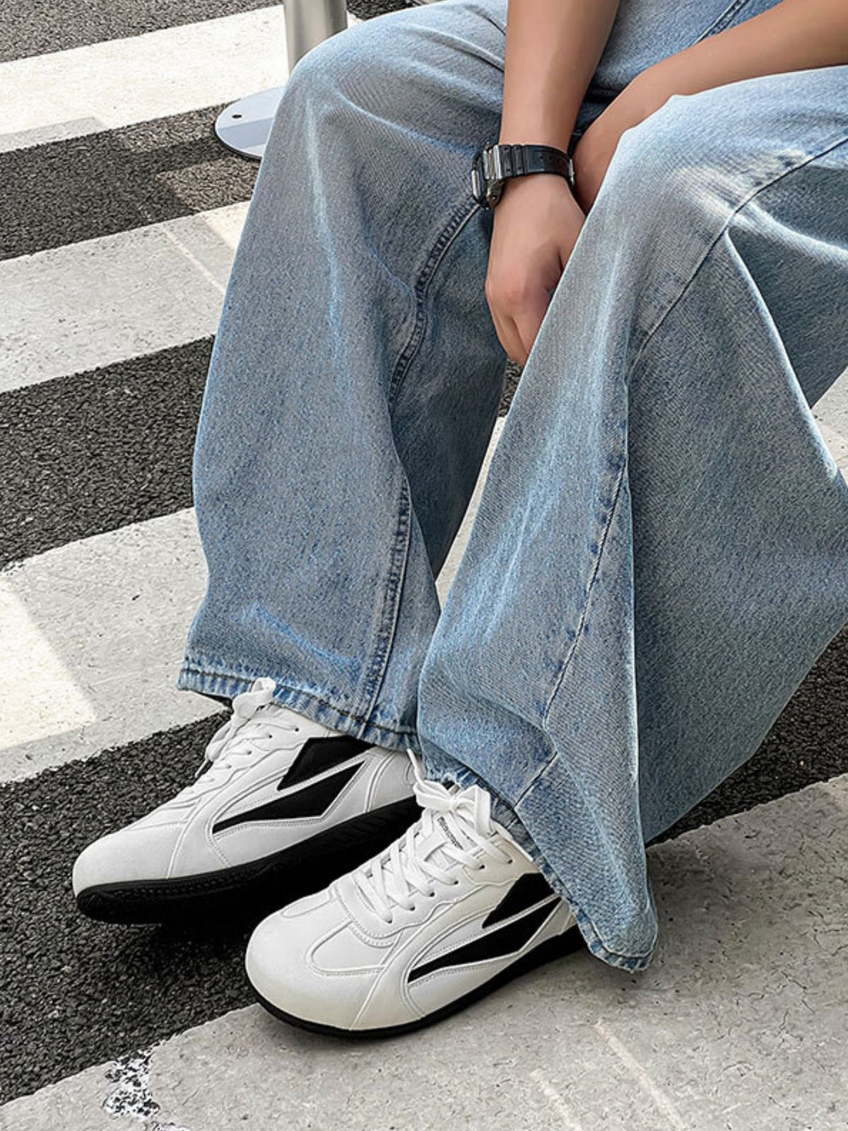 Color-blocked German Training Casual Shoes