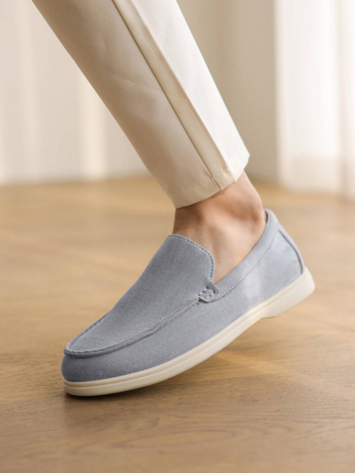 Suede Slip-on Loafers
