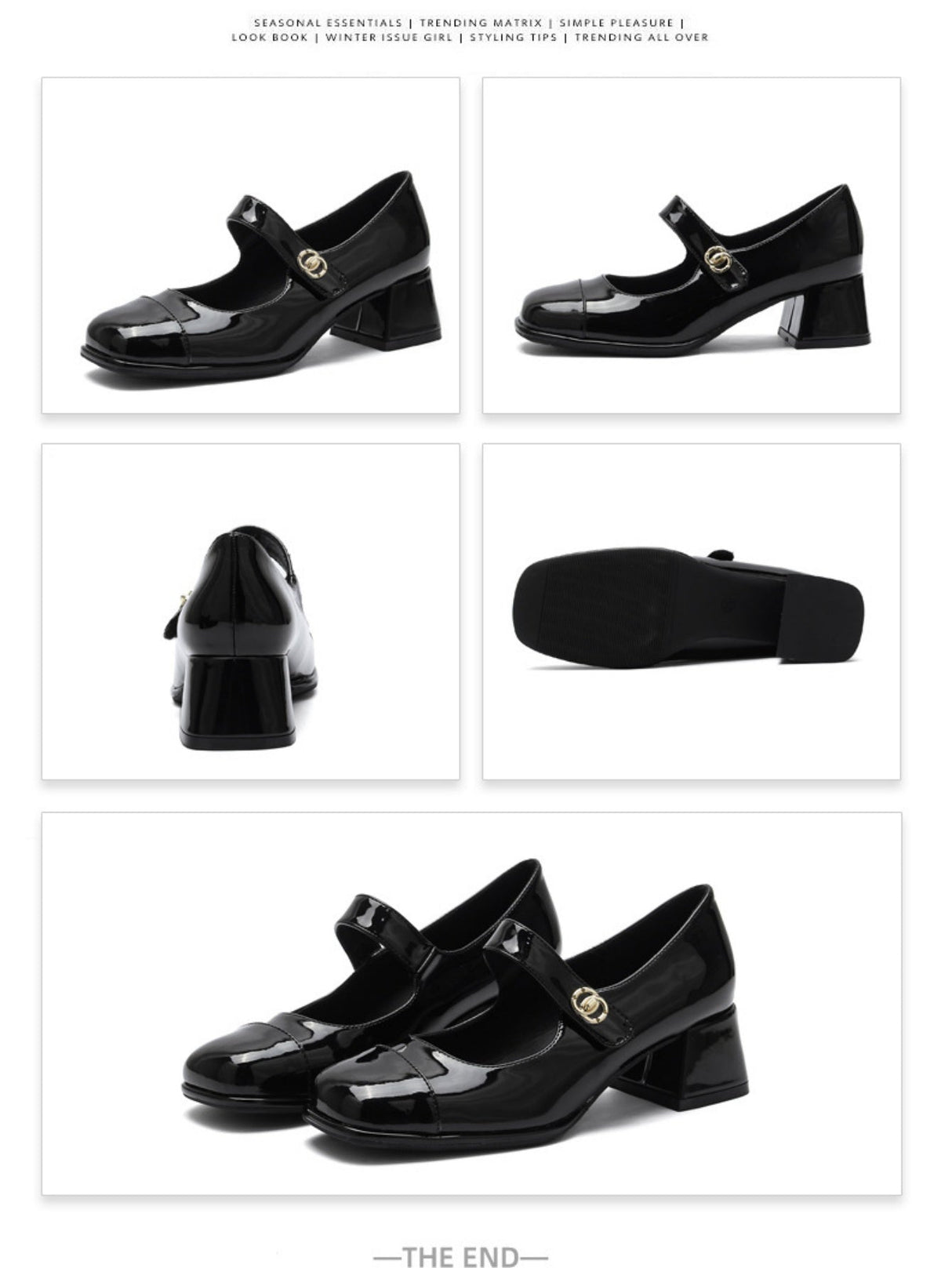 Liber Spring and Autumn Women's Mary Jane Shoes