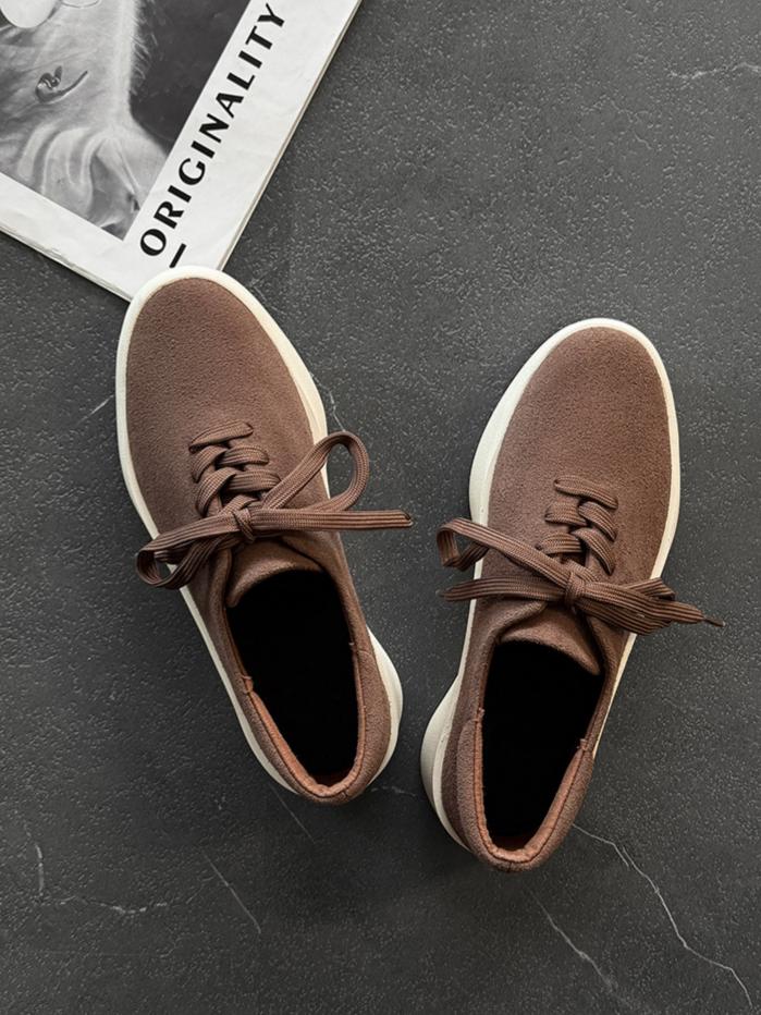 Suede Platform Sneakers