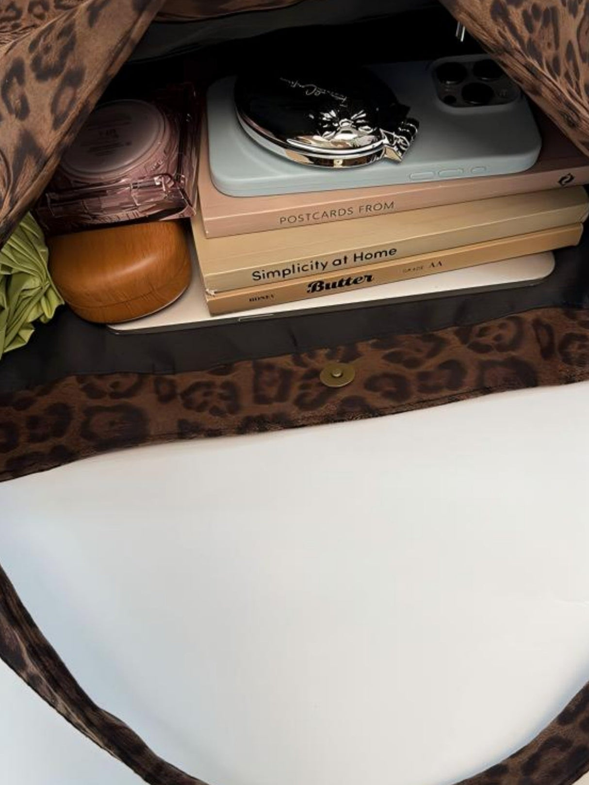 Leopard Print Large Capacity Shoulder Bag