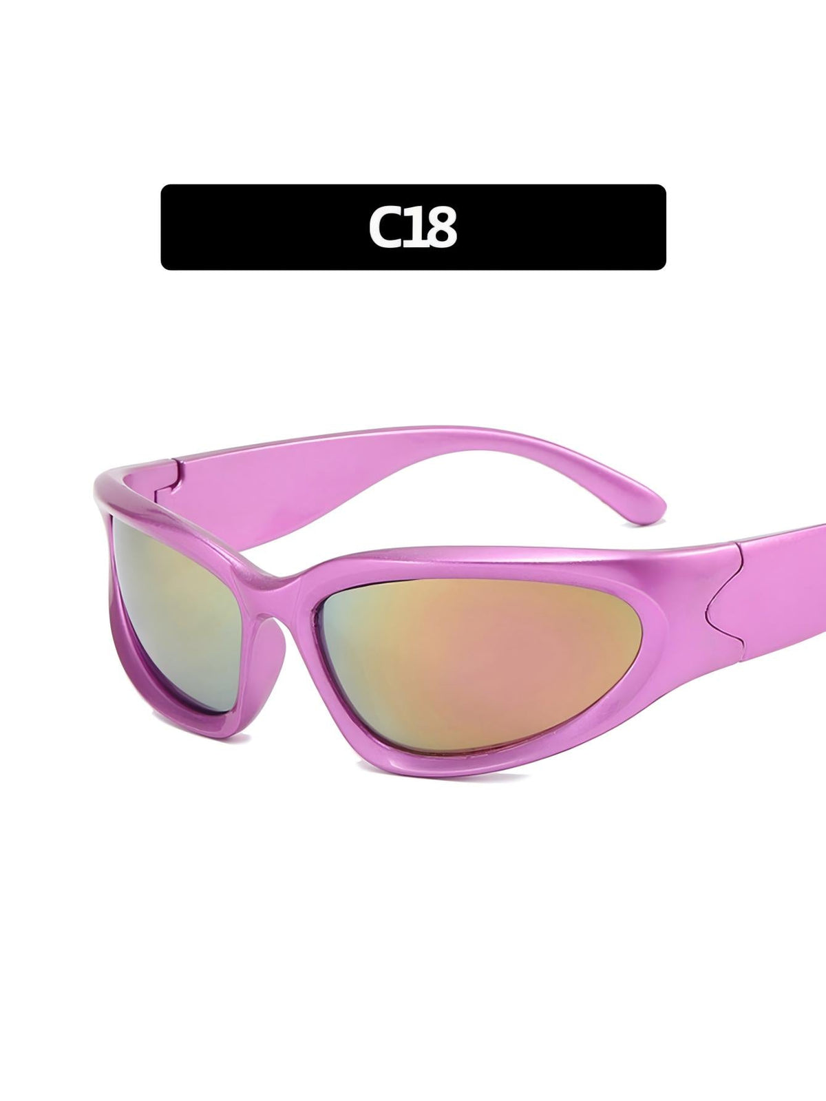 Lunettes de soleil futuristes punk