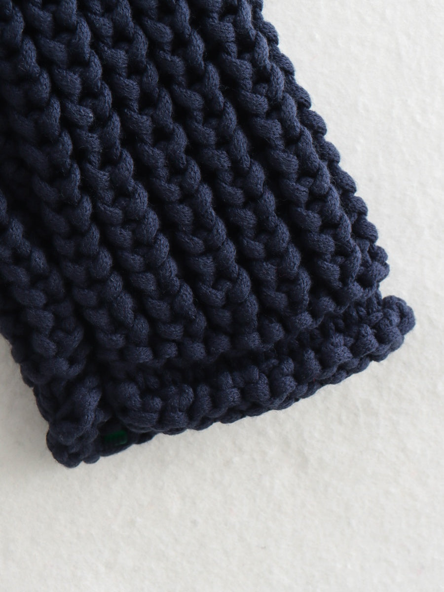 Metal Buttons Cropped knitted cardigan