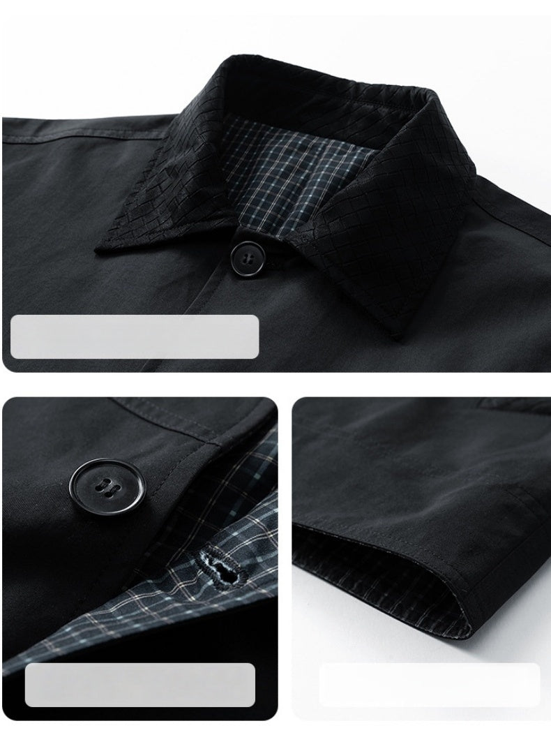 Retro Loose-fit Windproof Trench Coats