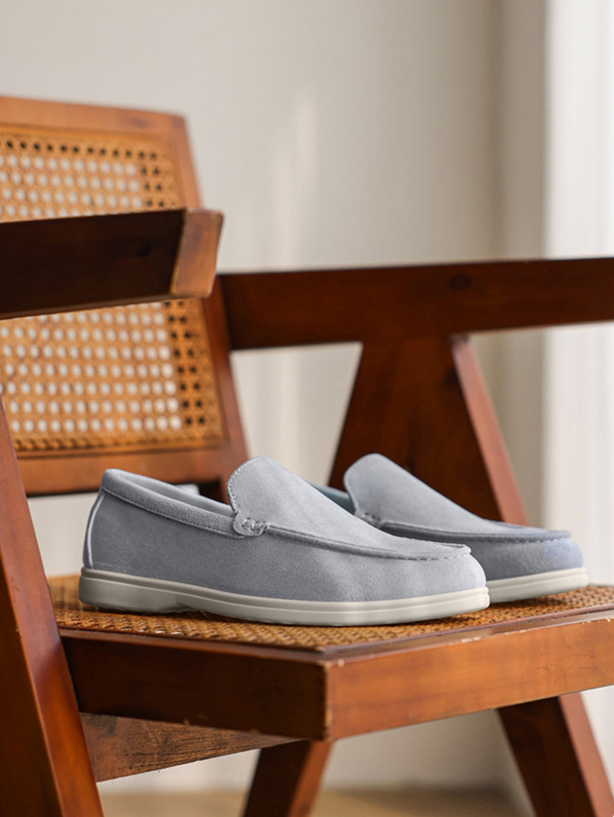 Suede Slip-on Loafers